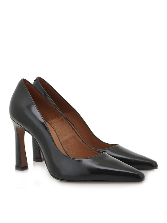 Angel Alarcon Leder Pumps mit hohem Absatz Schwarz