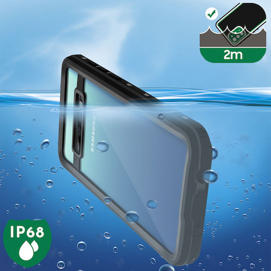 Protective Case Samsung Galaxy S10 Plus Waterproof + Screen Protector Black