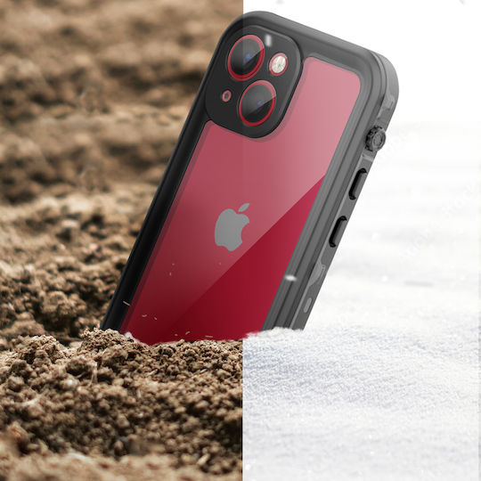 Complete Case for iPhone 13 Mini Waterproof IP68 Redpepper Transparent Contour
