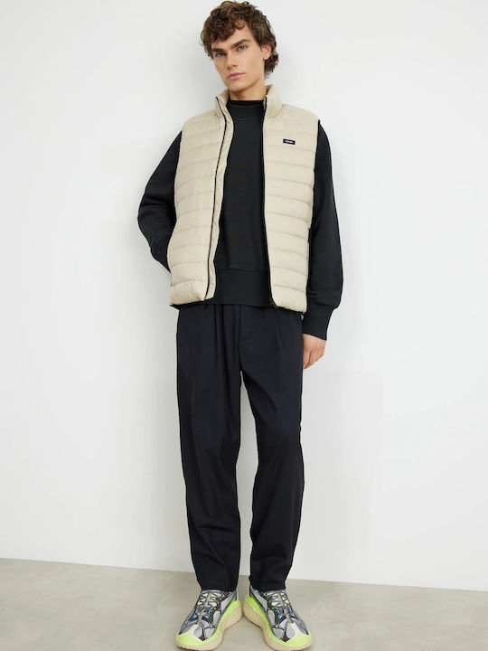 Sleeveless Jacket Puffer Waterproof Green