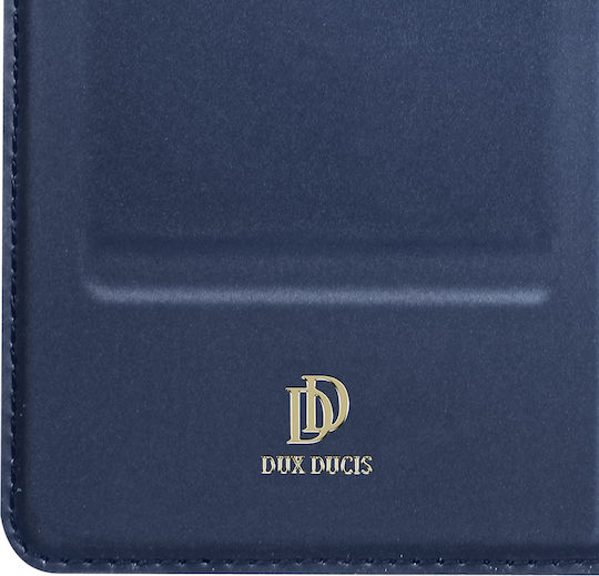 Dux Ducis Folio Case Motorola Moto G34 5g Satin Effect Wallet Dark Blue