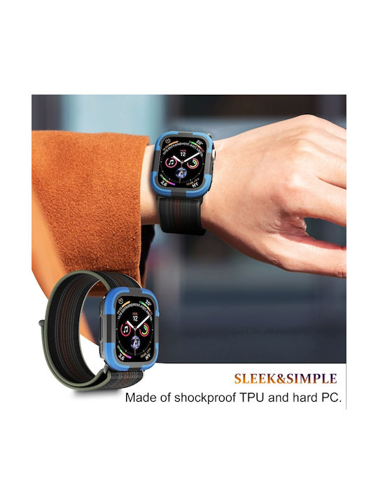 Силиконов Калъф в Син цвят за Apple Watch Ultra 49 мм