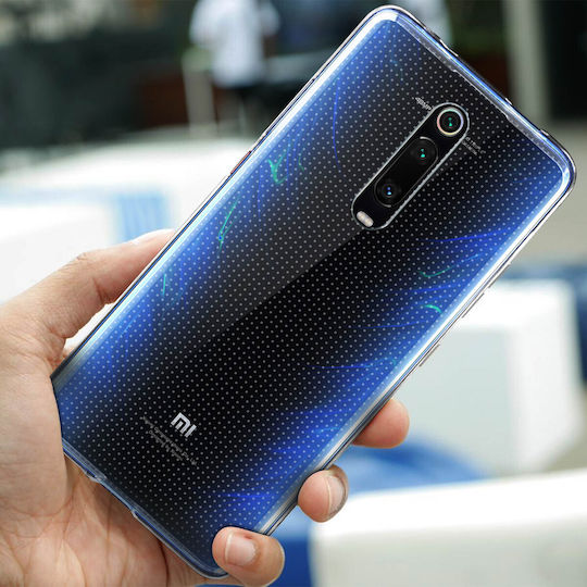 Carcasă Xiaomi Mi 9t Rezistentă la Pete Subțire și Flexibilă Alb Înghețat