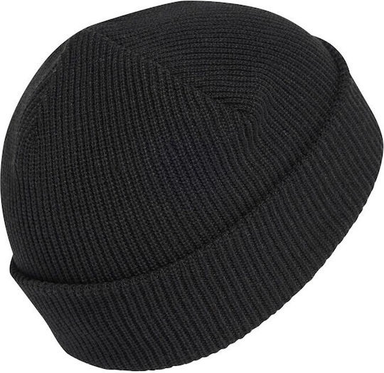 Essentials Beanie Unisex Beanie Knitted in Black color