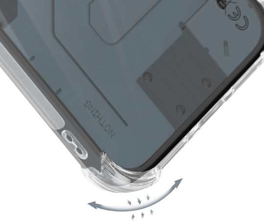 Avizar Hülle Nothing Phone 2a mit Eckenschutz Transparent