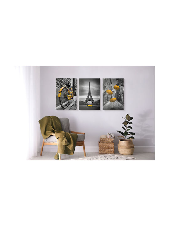 Naklejkomania Трикратен Картина Платнен 60x120см
