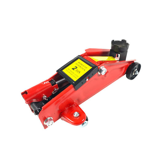 Hydraulic Carriage Jack with Lifting Capacity up to 29.5cm and Weight Capacity up to 2 Tons