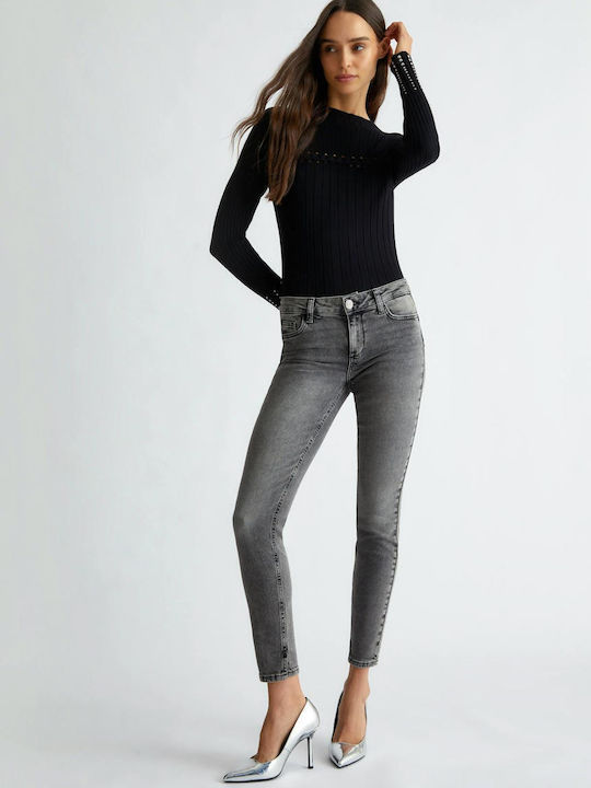 Liu Jo Damenjeanshose in Enger Passform Grey