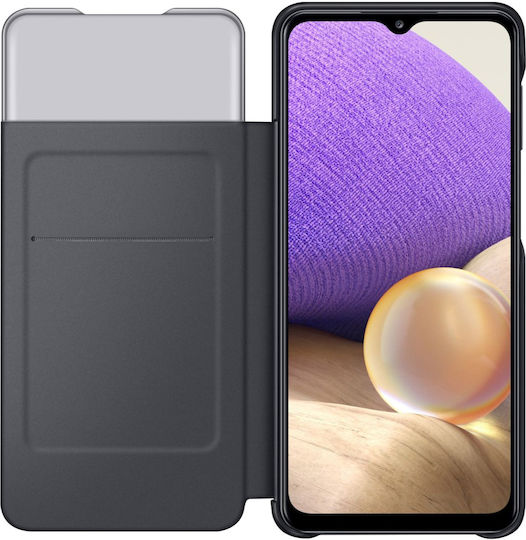 Samsung Galaxy A32 Leather Case Original Hard Shell Black