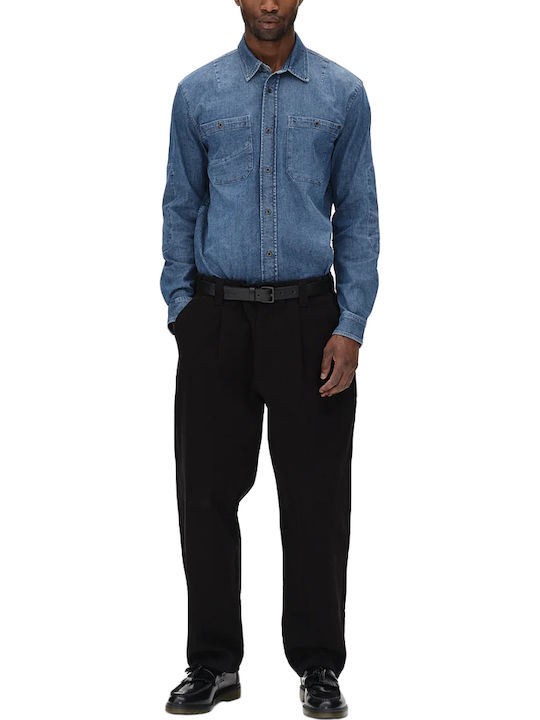 Παντελόνι σε Loose Εφαρμογή Μαύρο (Black)