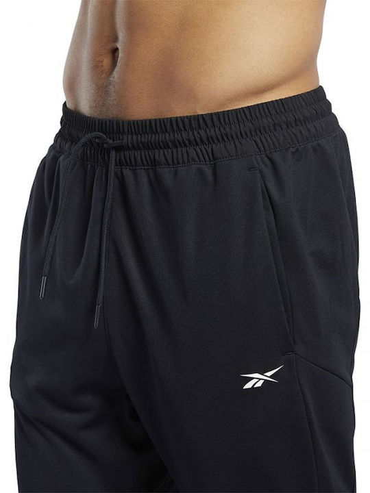 Workout Sweatpants Glossy without Elastic Black