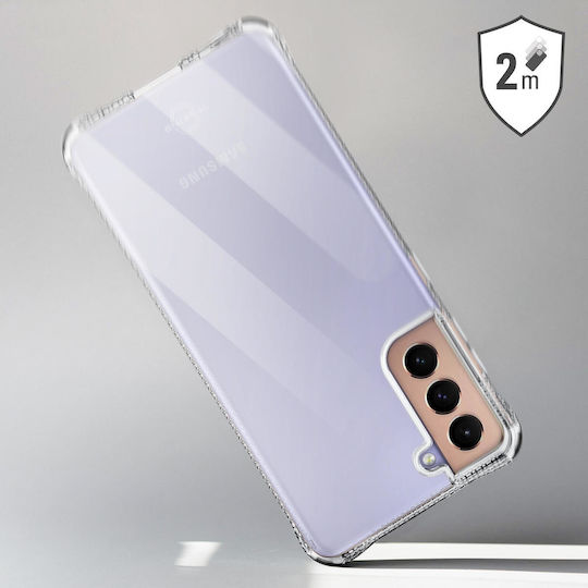 Hülle Samsung Galaxy S21 Plus Verstärkt Stoßfest 2m Itskins Transparent