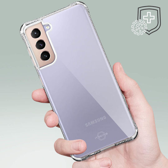 Hülle Samsung Galaxy S21 Plus Verstärkt Stoßfest 2m Itskins Transparent