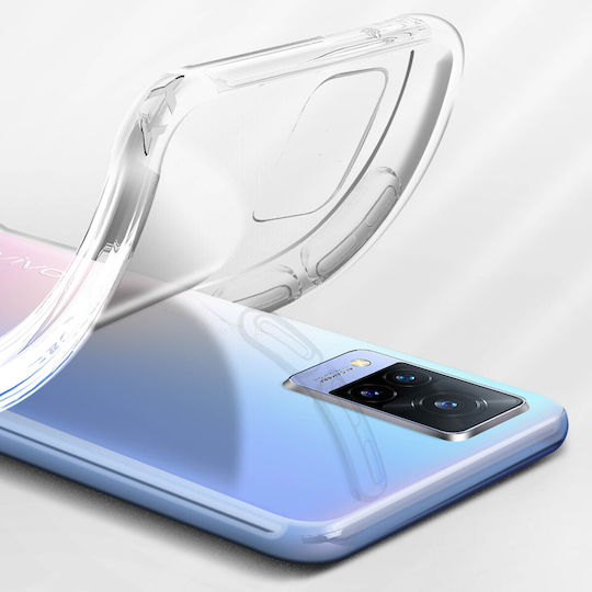 Case Vivo V21 Tryax Anti-fall System 1m Force Case Pure Series Clear