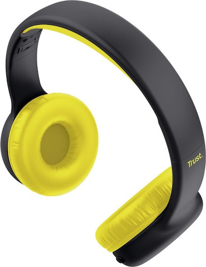 Trust Wireless / Wired On Ear Headphones with 15 hours of Operation Black