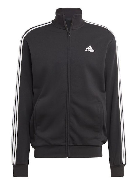 Adidas 3-stripes French Terry Track M Herren-Sweatpants-Set Schwarz