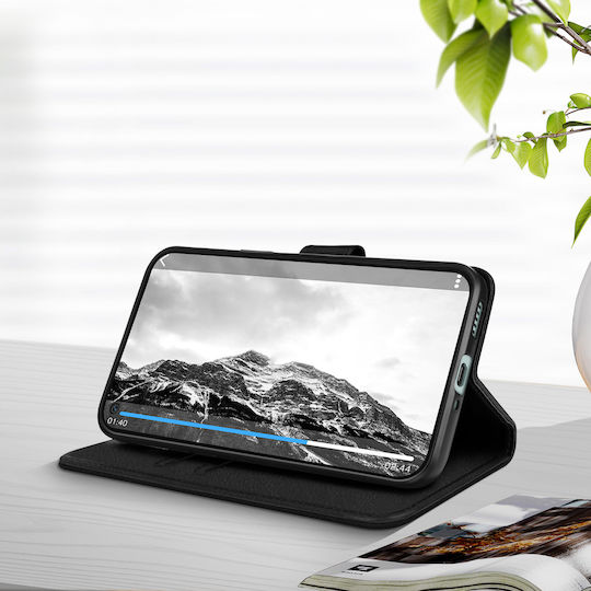 Husă portofel tip folio Oppo Reno 8 Pro 5G cu suport video negru
