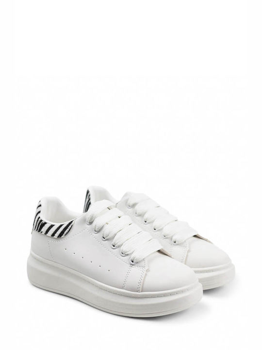 Ligglo Femei Sneakers White / Zebra