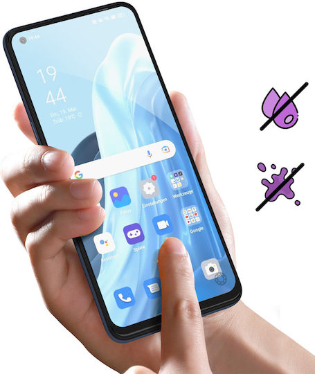 Force Glass 2.5D Gehärtetes Glas Schwarz (OnePlus Nord CE 2Oppo Find X5 Lite)