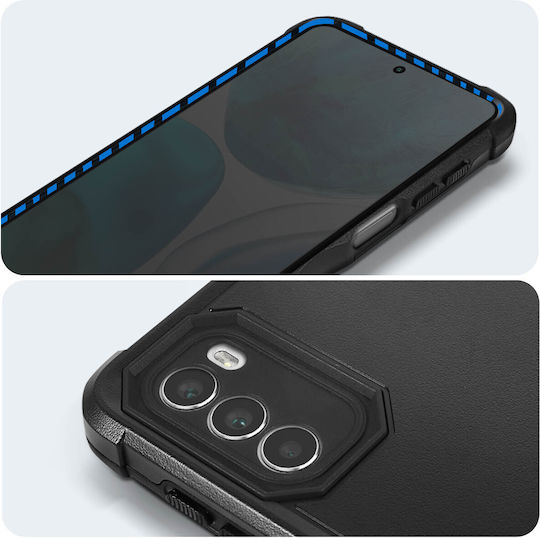 Hybrid Motorola Moto G52 & G82 Case Reinforced Corners Anti-slip Black