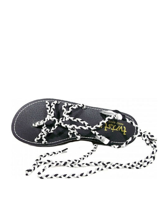 NAXOS Γυναικεία Σανδάλια Black/Grey/White