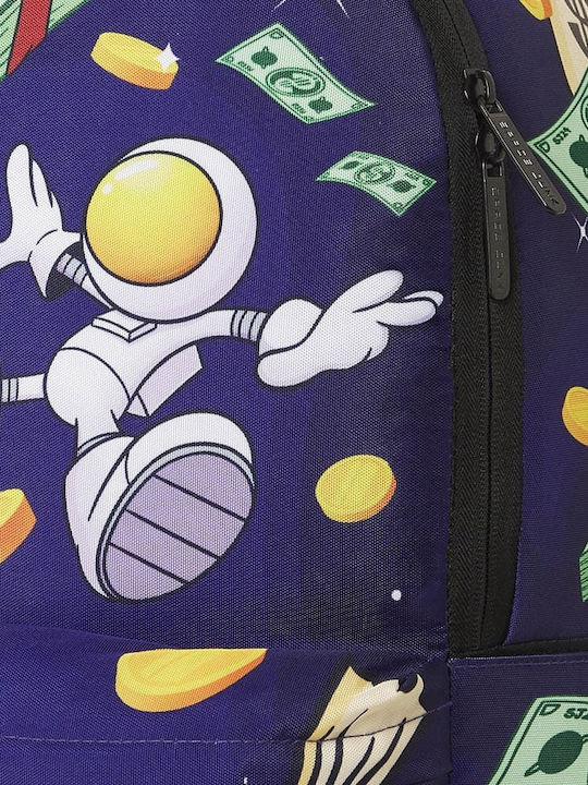 Space Junk Space Money Coins School Backpack
