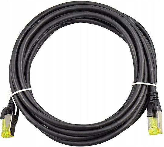 Digitus S/FTP Cat.6a (Gigabit) Network Cable Ethernet 0.5m Black