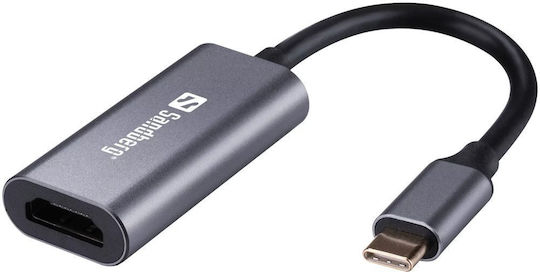 Sandberg Converter USB-C / HDMI male to USB-C / HDMI male White 1pcs 136-12