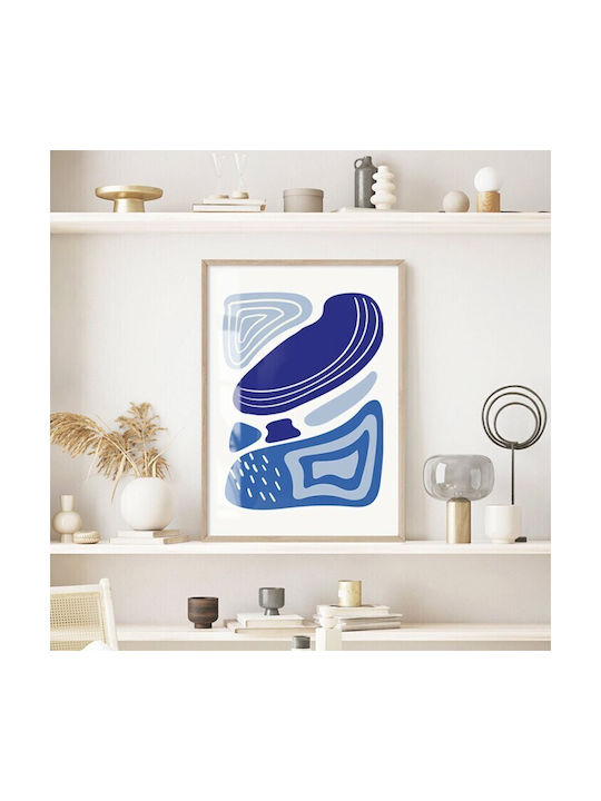 Walls Poster White And Blue 50x70cm