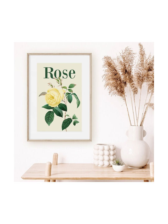 Walls Poster Yellow Rose 40x50cm