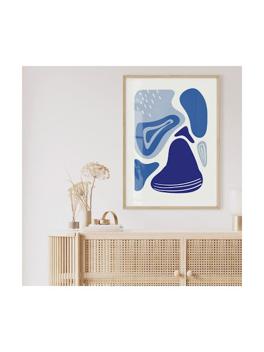 Walls Афиш Blue Shapes 40x50см