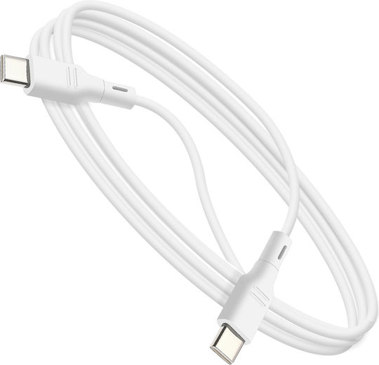 Blue Star USB 2.0 Cable USB-C male - USB-C 60W Μαύρο 1m