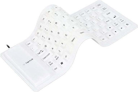 Yelandar Silicone Keyboard Само клавиатура Английски US Лилав