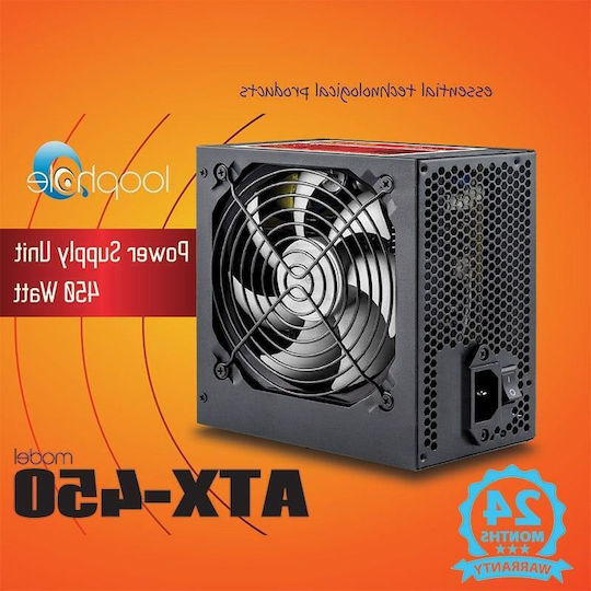 Loophole 450W Μαύρο Τροφοδοτικό Υπολογιστή Full Wired (DESK45W)