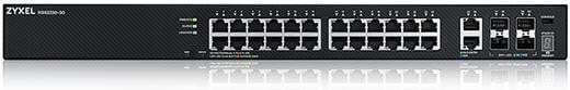 Zyxel XGS2220-30-EU0101F Managed L3 PoE+ Switch με 24 Θύρες Gigabit (1Gbps) Ethernet και 4 SFP Θύρες