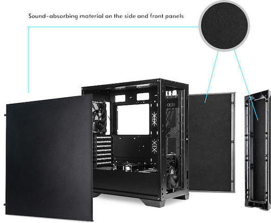 Chieftec Apex Series Midi Tower Κουτί Υπολογιστή Μαύρο