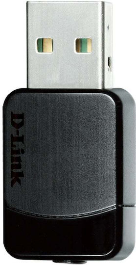 D-Link DWA-171 Αντάπτορας Δικτύου USB με Ασύρματη Σύνδεση Wi-Fi 433Mbps