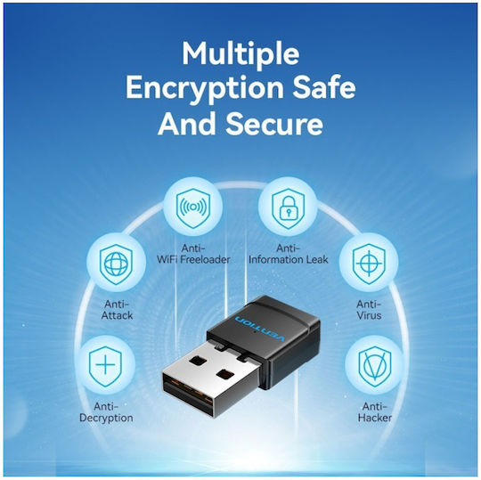 Vention KDRB0 Αντάπτορας Δικτύου USB με Ενσύρματη Σύνδεση Ethernet