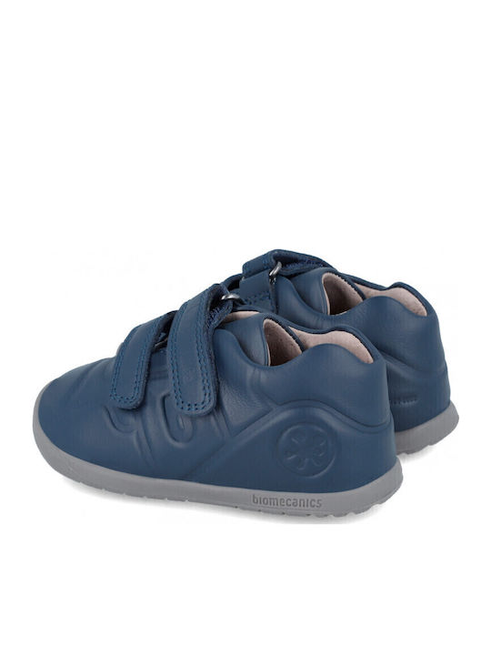 Kids Sneakers with Scratch Navy Blue
