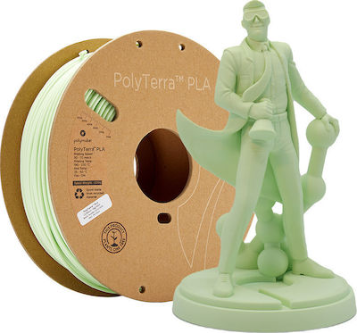 Polymaker Polyterra PLA 3D Printer Filament 1.75mm Green 1kg