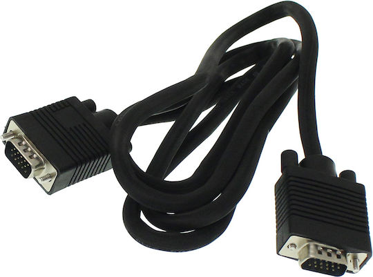 Cable VGA male - VGA male Μαύρο 1.5m (8679)