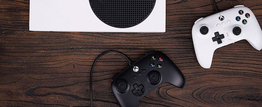 8Bitdo Ultimate Hall Edition Verkabeltes Gamepad mit Hall-Effekt-Sticks für Xbox One / Xbox-Serie Schwarz
