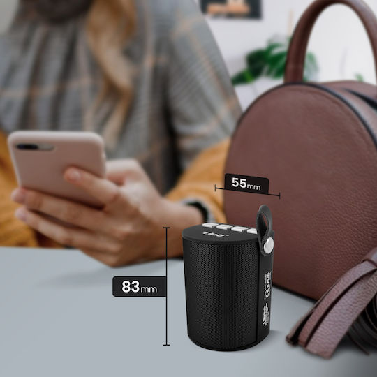 LinQ Bluetooth-Lautsprecher 3W mit Radio Schwarz KTS-683