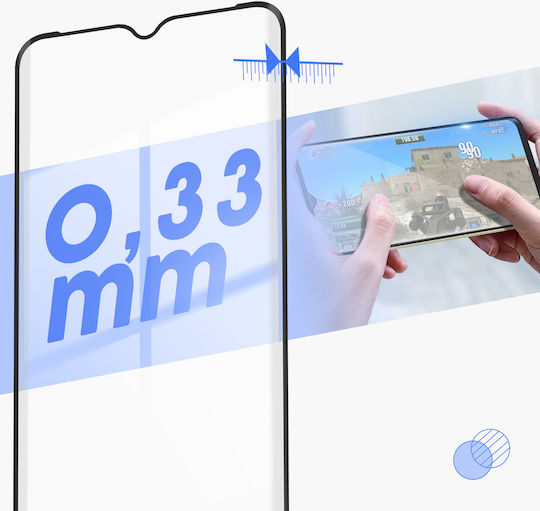 Bigben Interactive 2.5D 0.33mm Gehärtetes Glas Schwarz