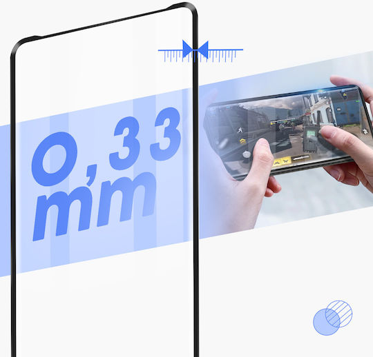 Bigben Interactive 2.5D 0.33мм Закалено стъкло Черен (Motorola Edge 30 Neo 5G)