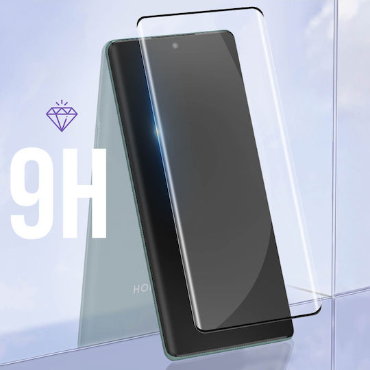 Avizar Tempered Glass Negru (Honor Magic 5 Lite 5G)