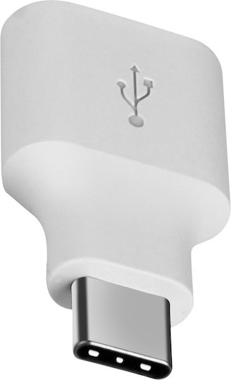 Google USB OTG Adapter Konverter USB-C weiblich zu USB-A weiblich Weiß 1Stück