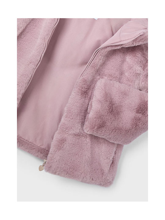 Mayoral Kids Coat Pink