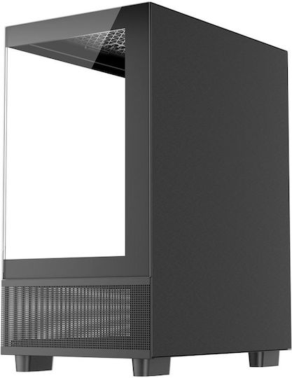 1STPLAYER Mi2-A Gaming Midi Tower Computer Case with Side Window Black