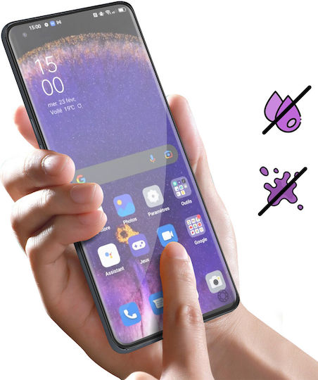 Force Glass 3D Tempered Glass Black (Oppo Find X5)